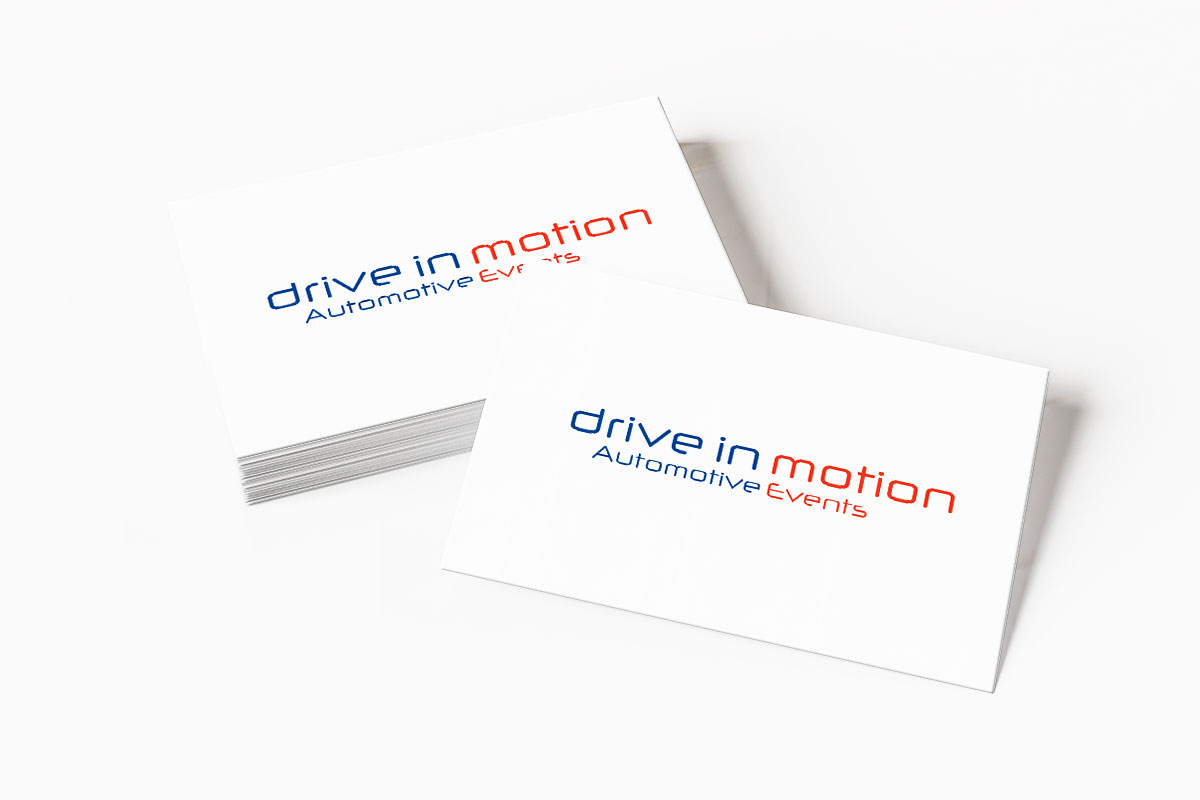 drive in motion Markenlabel für die Agentur unity event four GmbH